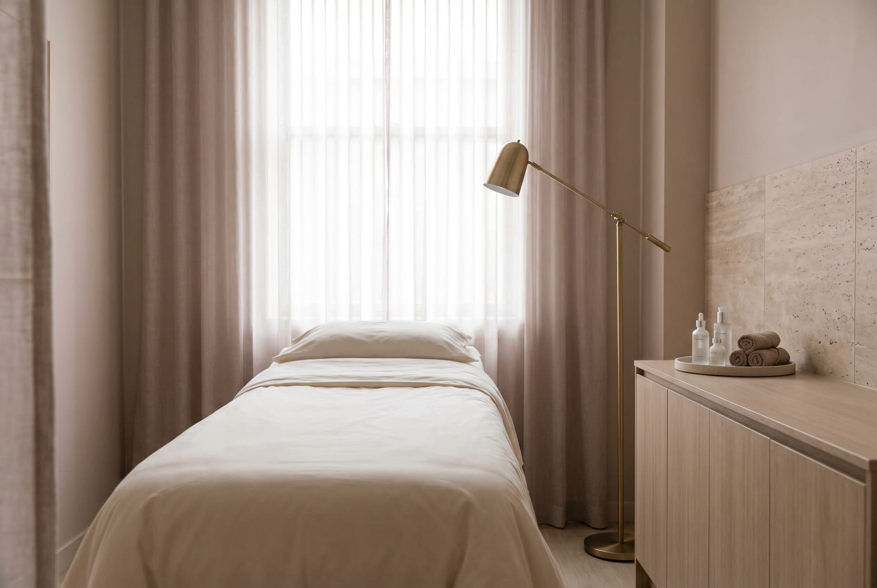 Treatment room at Clinica Aesthetics & Wellbeing